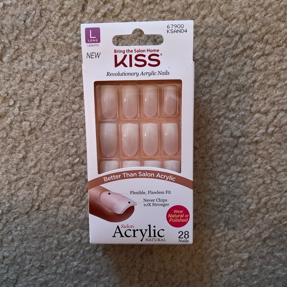 KISS salon-style acrylic press-on nails